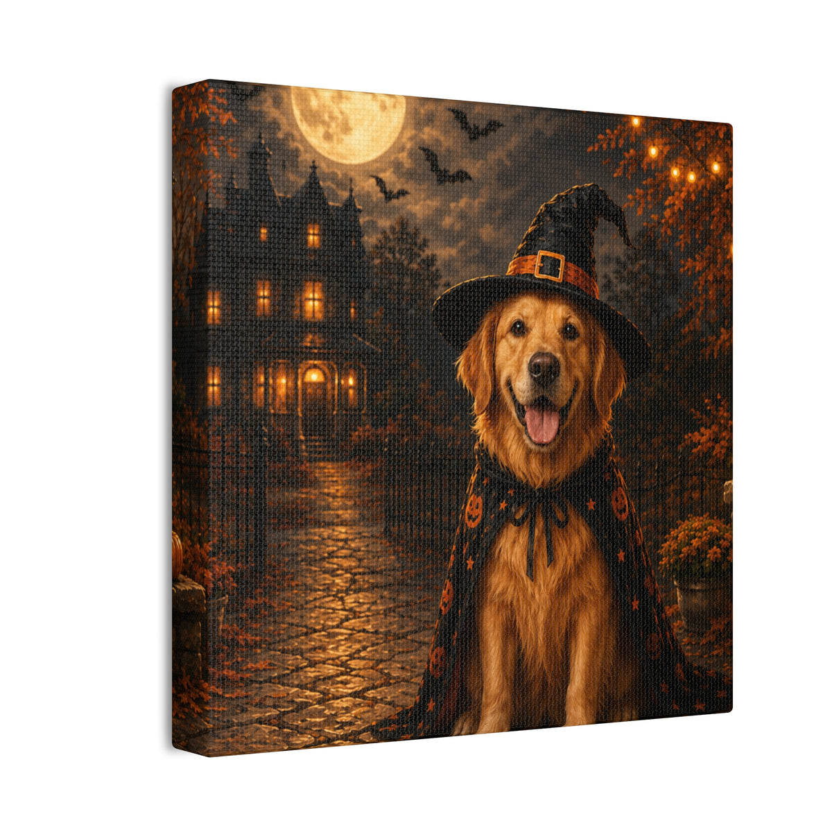 Personalized Halloween Pet Canvas