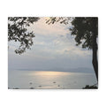 Sunset Bay Canvas Print — Serene Seaside Wall Art