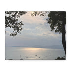 Sunset Bay Canvas Print — Serene Seaside Wall Art