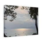 Sunset Bay Canvas Print — Serene Seaside Wall Art