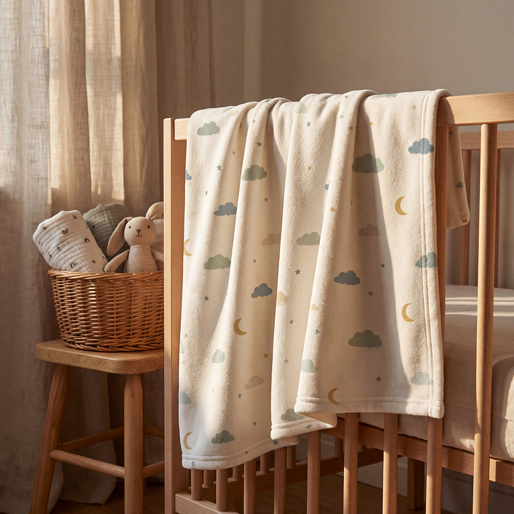 Personalized Soft Fleece Baby Blanket