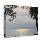 Sunset Bay Canvas Print — Serene Seaside Wall Art