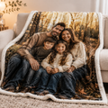 Personalized Velveteen Plush Blanket