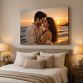Personalized Romantic Wedding Couple Canvas Print