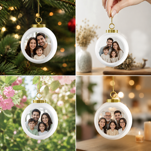 Personalized Christmas Ball Ornament