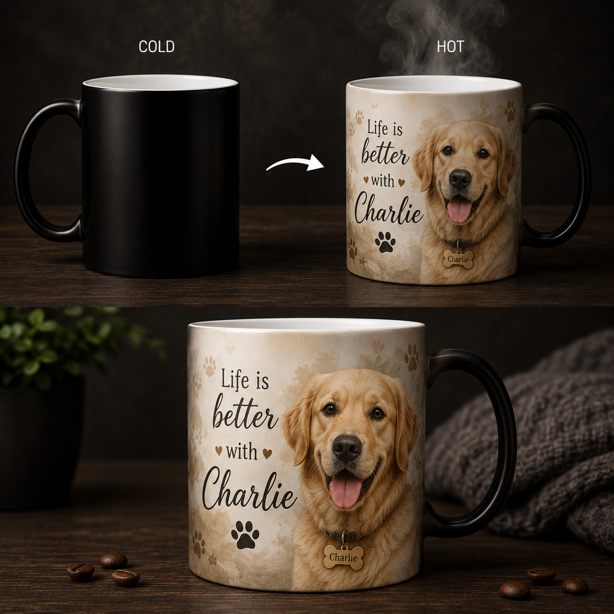 Custom Pet Memorial Magic Mug